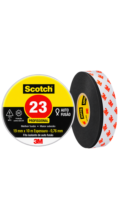 Fita Isolante AUTOFUSÃO 23BR 19mm X 10mts