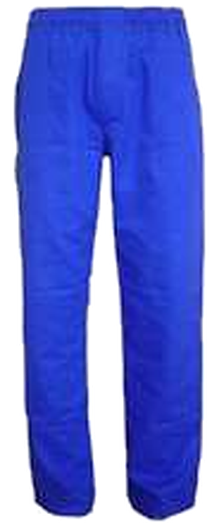Calça de brim azul